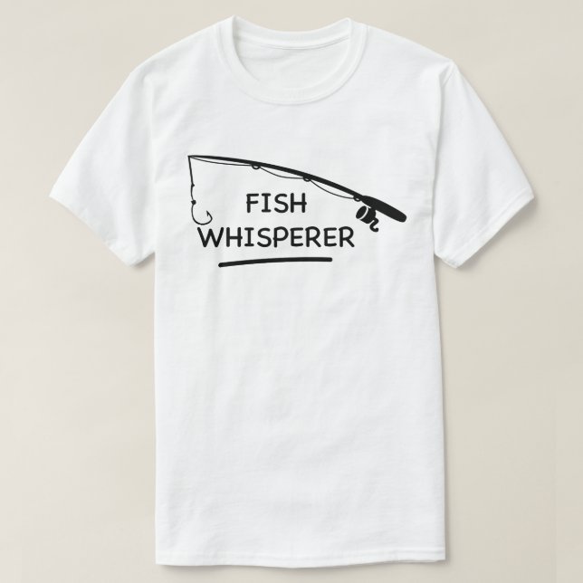 Fish Whisperer Fishing Men's T-Shirt (Design Front)
