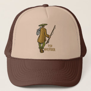 Fish Whisperer Fishing Trucker Hat