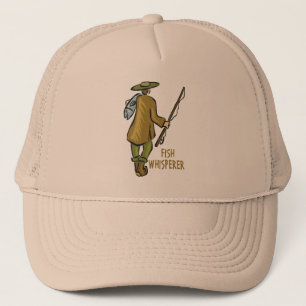 Fish Whisperer Fishing Trucker Hat