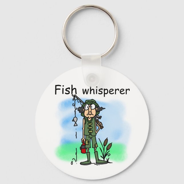 Fish Whisperer Keychain (Front)