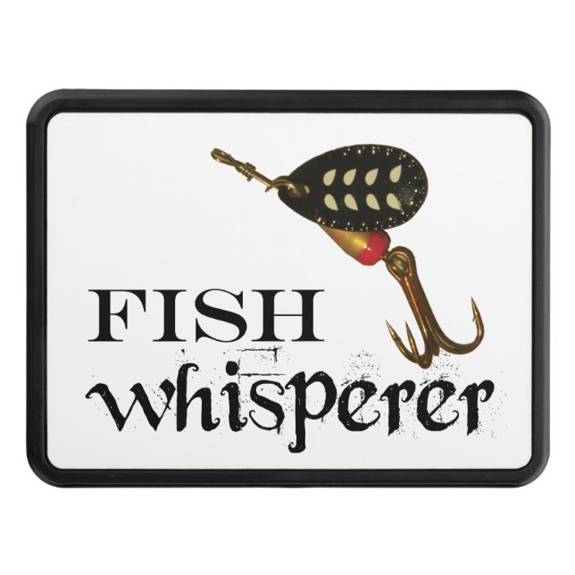 Fish Whisperer Trailer Hitch Cover (Front)