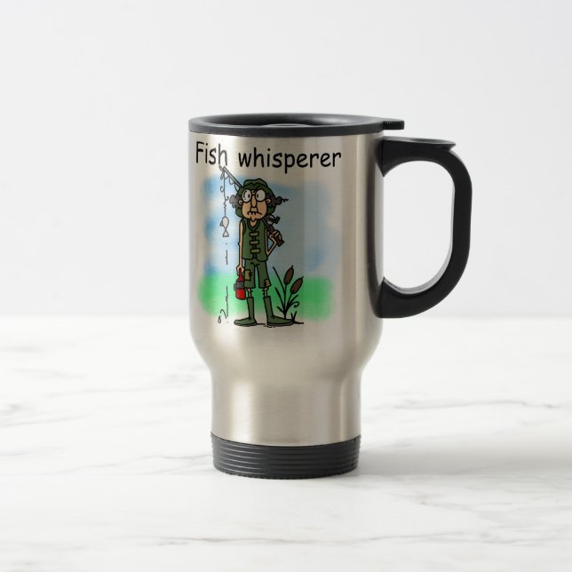 Fish Whisperer Travel Mug (Right)