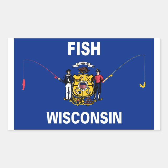 Fish Wisconsin Sticker (Front)