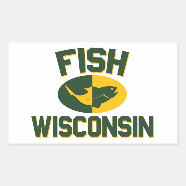 Fish Wisconsin Sticker (Front)