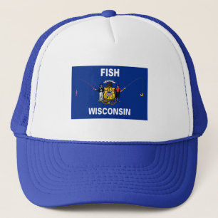 Fish Wisconsin Trucker Hat