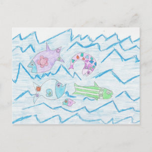 Fish Wish Postcard