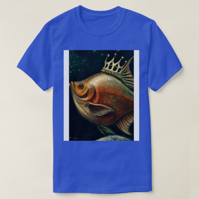 Fish with a Crown 1 T-Shirt (Design Front)