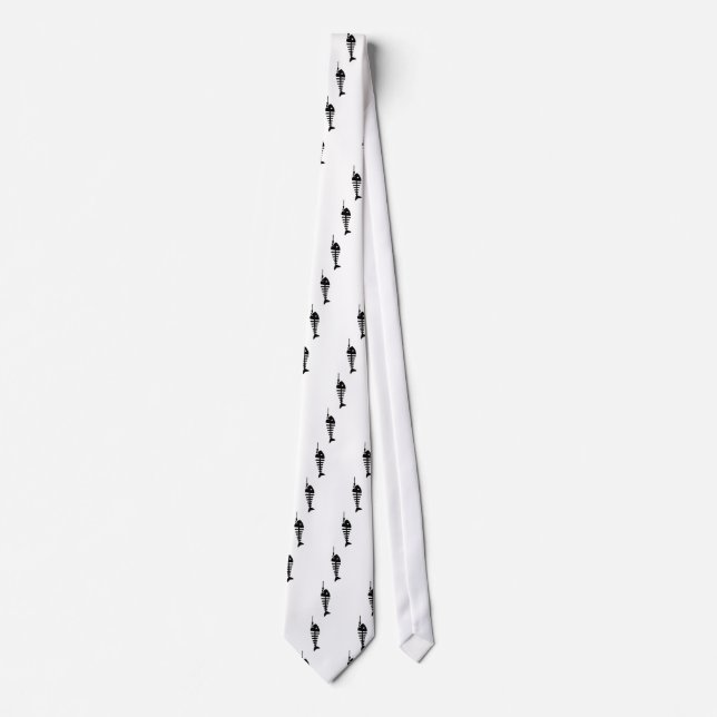 Fishbone hook tie (Front)