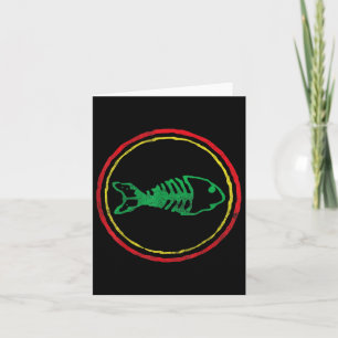 Fishbones Ska Punk Mens Womens Mothers Fathers Day Card