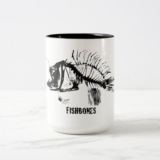 FISHBONES Two-Tone COFFEE MUG (Center)