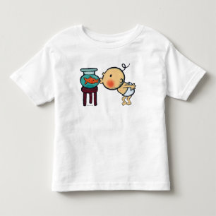 Fishbowl Kisses Orange Goldfish Toddler T-shirt