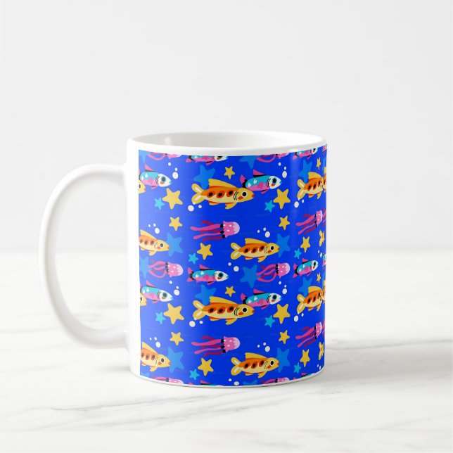 fishdesign coffee mug (Left)