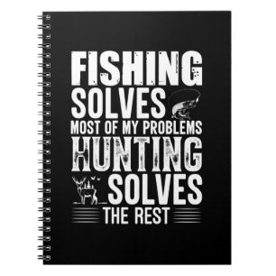 Fisher Fishing Solves Most Of My Problems Notebook