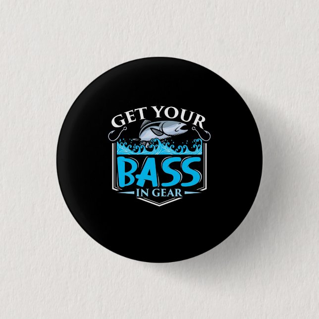 Fisher Get Your In Gear 1 Inch Round Button (Front)