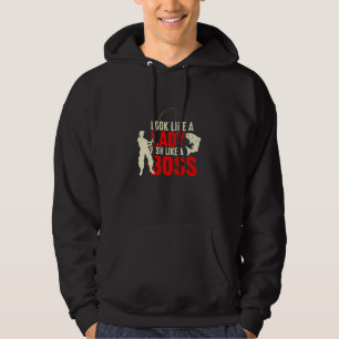 Fisher Gift A Lady Fish Like A Boss Hoodie