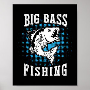Fisher Gift Big Fishing Poster