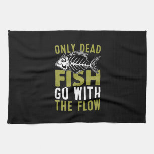 Fisher Gift Fish Go With The Flow Kitchen Towel