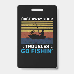 Fisher Go Fishing Badge