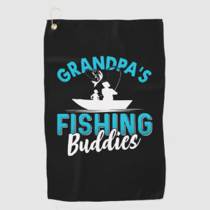 Fisher Grandpa Fishing Friends Golf Towel