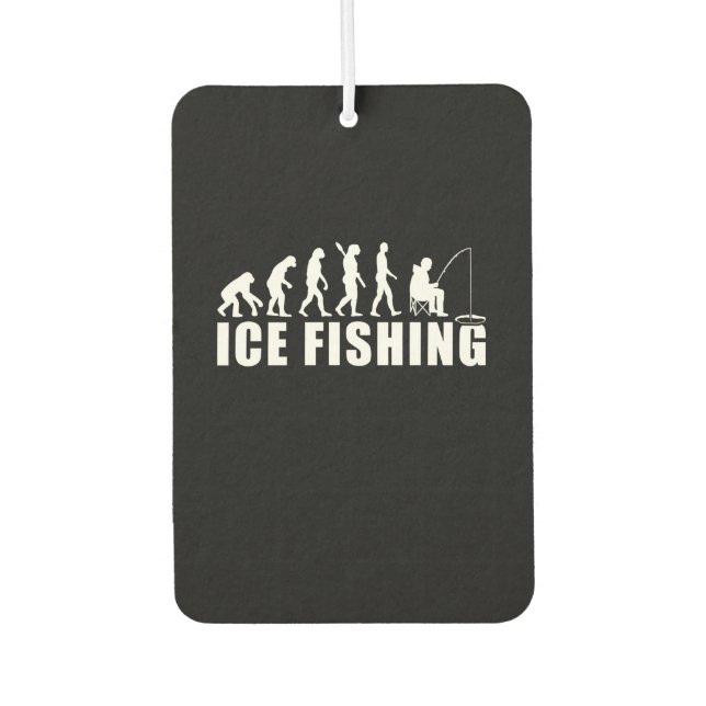 Fisher Ice Fishing Evolution Air Freshener (Front)