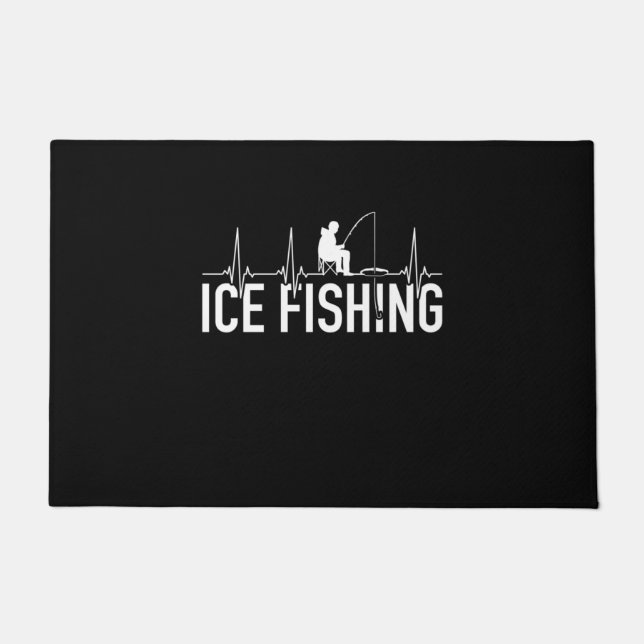 Fisher Ice Fishing Heartbeat Doormat (Front)
