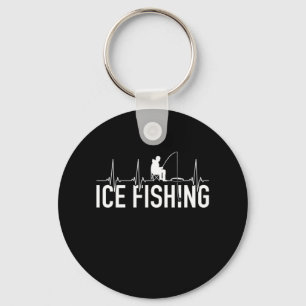 Fisher Ice Fishing Heartbeat Keychain