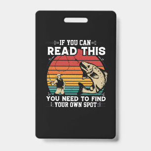 Fisher If You Can Read This Badge