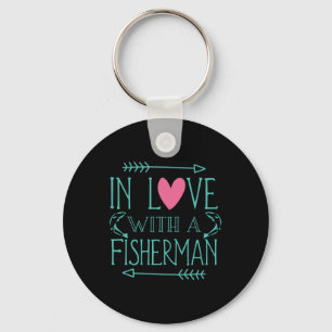 Fisher In Love With A Fisherman Keychain