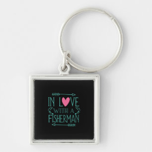 Fisher In Love With A Fisherman Keychain