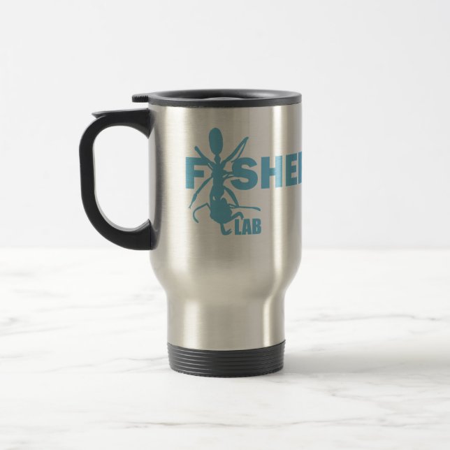 Fisher Lab travel mug (Left)