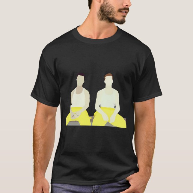 Fisher Martens pattern Vanilla and Chocolate T-Shirt (Front)
