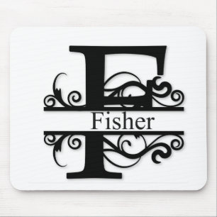 Fisher Monogram Mouse Pad