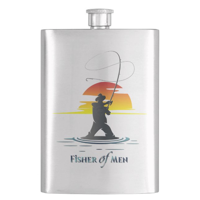 Fisher of Men | Classic Hip Flask (Front)