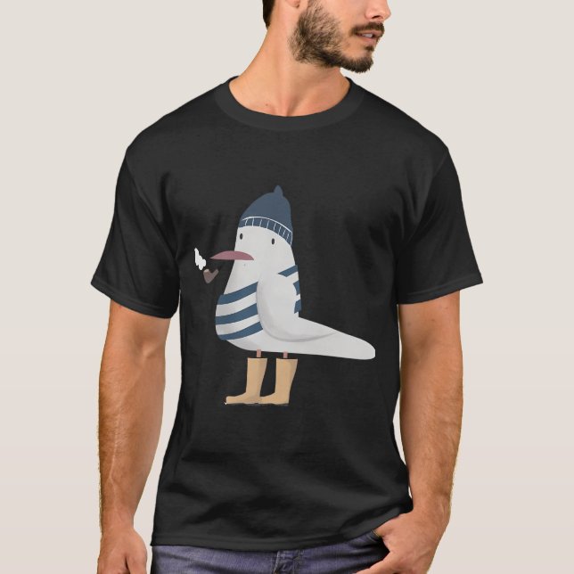 Fisher seagull T-Shirt (Front)
