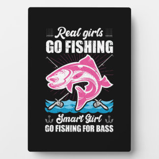 Fisher Smart Girls Go Fishing Plaque