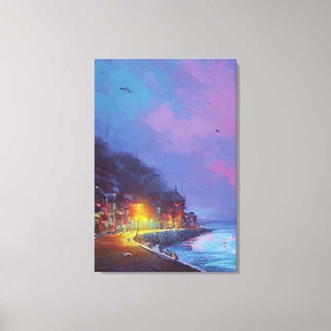 Fisher Village Canvas Print (Front)