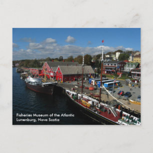 Fisheries Museum of the Atlantic, Aerial View Postcard
