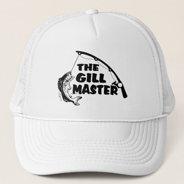 Fisherman As The Gill Master Trucker Hat (Front)