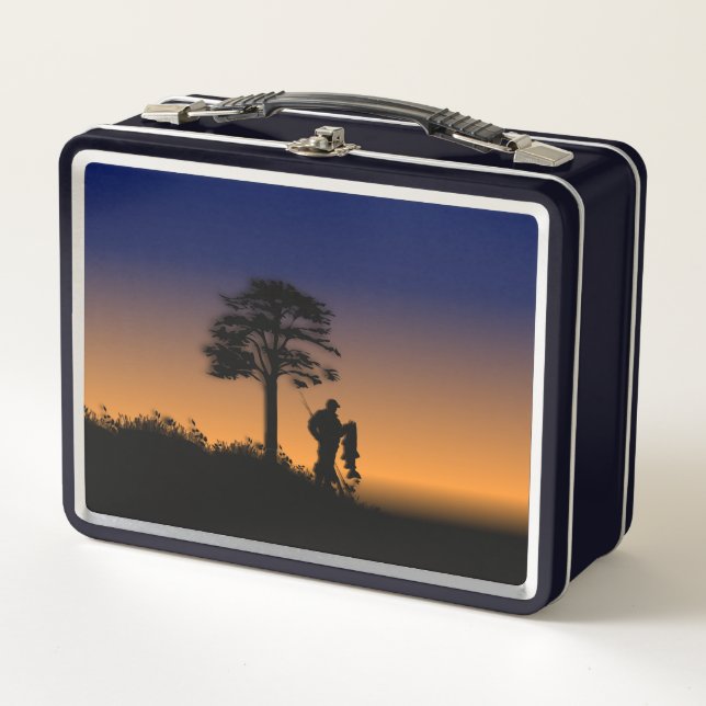 Fisherman at Dusk Lunch Box (Front)