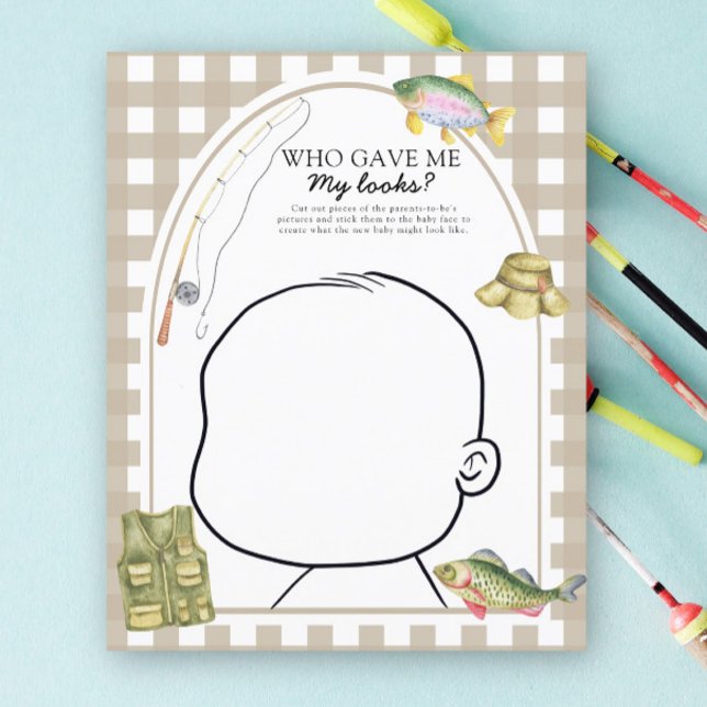 Fisherman baby shower - Who gave me my looks game (Creator Uploaded)