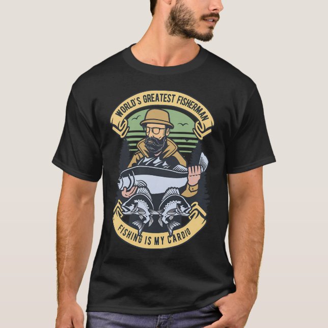 fisherman best gift man T-Shirt (Front)