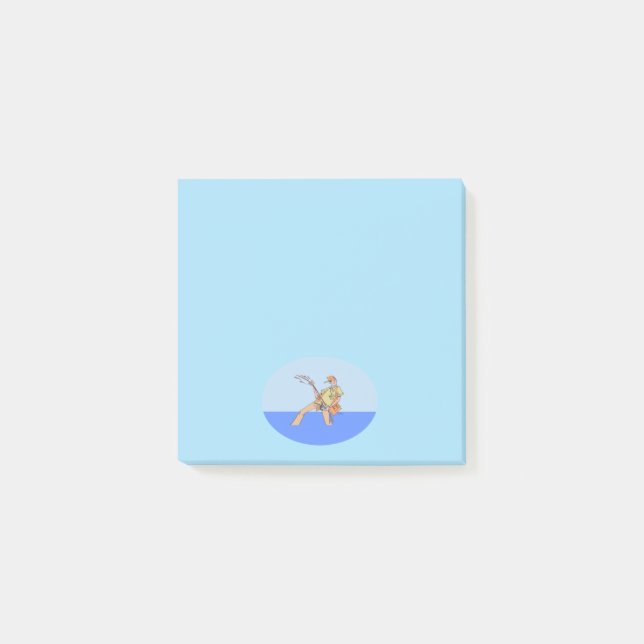 Fisherman blue note pads (Front)