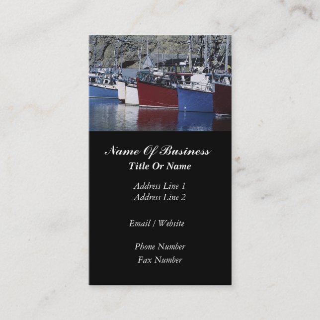 Fisherman Business Card (Front)