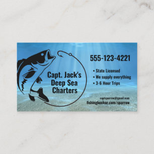 Fisherman Charter Company Carte de visite