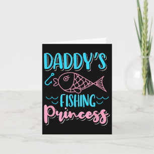 Fisherman Dad And Daughter Quote Daddys Fishing Pr Card