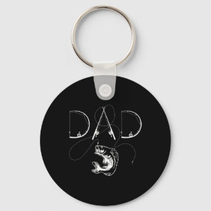 Fisherman Dad Fishing Enthusiast Fish Lover Daddy Keychain