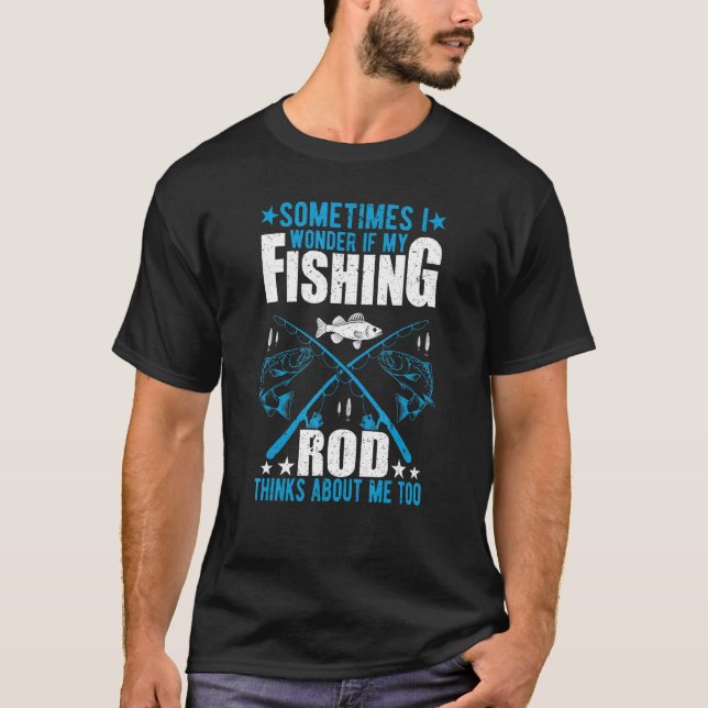 Fisherman Father's Day Fishing T-Shirt (Front)