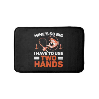 Fisherman Fishing Fisher Fish Catcher Fish   Bath Mat