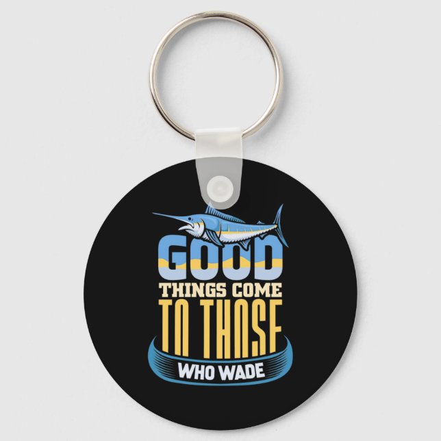 Fisherman Good Things Keychain (Front)