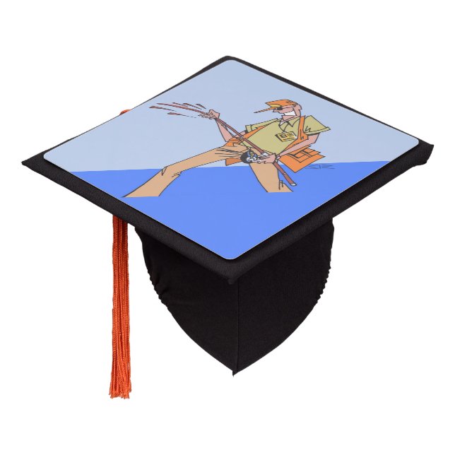 Fisherman graduation cap (Angled)